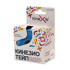 Купить Кинезио-тейп Kinexib Classic синий 5 м х 5 см 1 шт цена