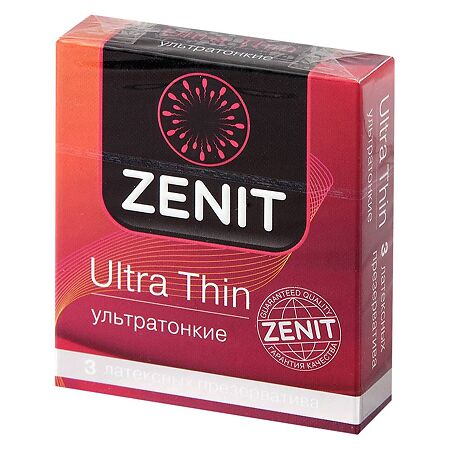 Zenit Презервативы ультратонкие 3 шт