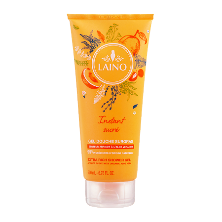 Laino Питательный гель для душа Абрикос и Алоэ Вера 200 мл 1 шт