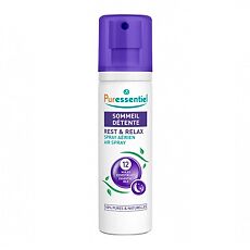 Купить Puressentiel Отдых и Релакс Спрей для воздуха 12 эфирных масел 75 мл 1 шт цена