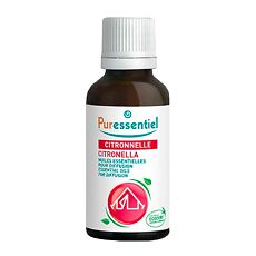 Купить Puressentiel Комплекс эфирных масел Цитронелла + 3 эфирных масла Флакон 30 мл 1 шт цена