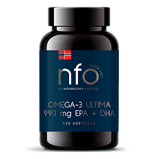 Купить NFO Omega-3 Ultima Омега-3 Ультима капсулы массой 1600 мг 120 шт цена