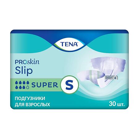Tena Slip Super подгузники для взрослых р. S 30 шт