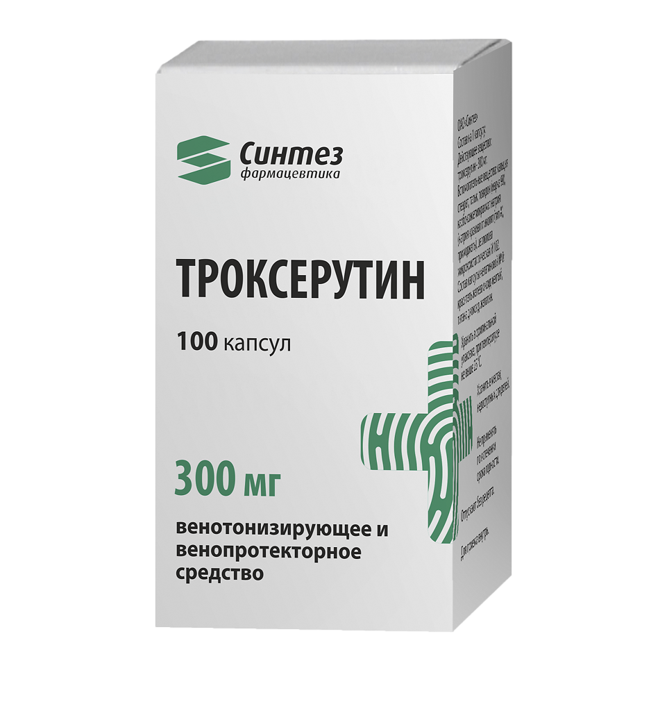 Троксерутин-АКОС капсулы 300 мг 100 шт - , цена и отзывы .