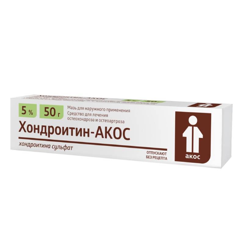 Хондроитин-АКОС Мазь Для Наружного Применения 5 % 50 Г 1 Шт.