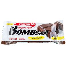 Купить Bombbar Батончик протеиновый двойной шоколад 60 г 1 шт цена