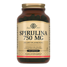 Купить Solgar Спирулина 750 мг капсулы массой 924 мг 80 шт цена