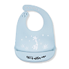 Слюнявчик-нагрудник для кормления NDCG Mother Care силиконовый голубой 1 шт