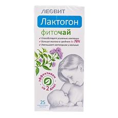 Купить Леовит Фиточай Лактогон пакеты по 1,5 г 25 шт цена