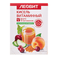 Купить Леовит Кисель Витаминный Форте пакеты по 20 г 5 шт цена