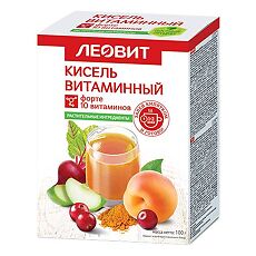 Купить Леовит Кисель Витаминный Форте пакеты по 20 г 5 шт цена