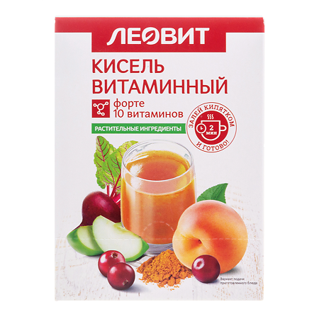 Леовит Кисель Витаминный Форте пакеты по 20 г 5 шт