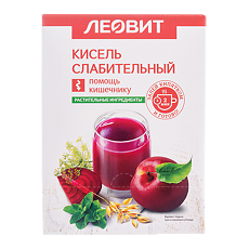 Купить Леовит Кисель Слабительный пакеты по 20 г 5 шт цена