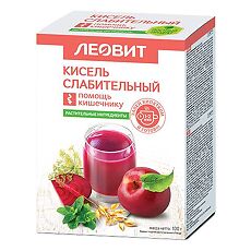 Купить Леовит Кисель Слабительный пакеты по 20 г 5 шт цена
