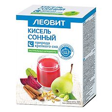 Купить Леовит Кисель Сонный пакеты по 20 г 5 шт цена