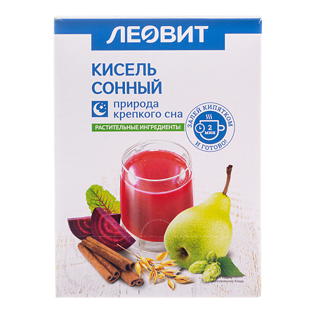 Леовит Кисель Сонный пакеты по 20 г 5 шт
