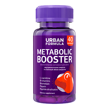 Urban Formula Metabolic Booster DailyForce Дейлифорс капсулы массой 600 мг 40 шт