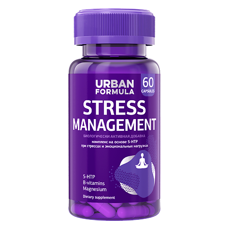 Urban Formula Stress Management/Стресс Менеджмент капсулы массой 280 мг 60 шт