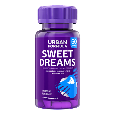 Urban Formula Sweet Dreams Гармония сна капсулы массой 360 мг 60 шт