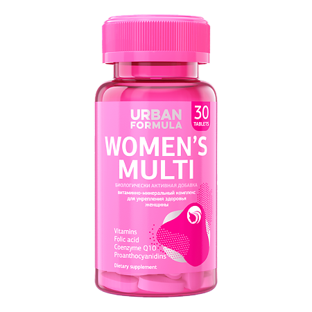 Urban Formula Women's Multi/ Вуменс Мульти таблетки массой 1250 мг 30 шт