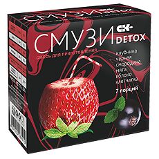 Купить Сибирская Клетчатка Смузи СК Detox мята клубника чёрная смородина яблоко пак 12 г 7 шт цена