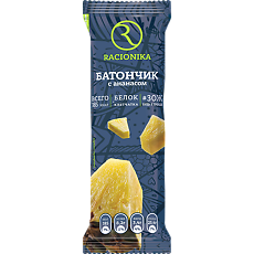 Купить Рационика Диет Батончик ананас 60 г 1 шт цена