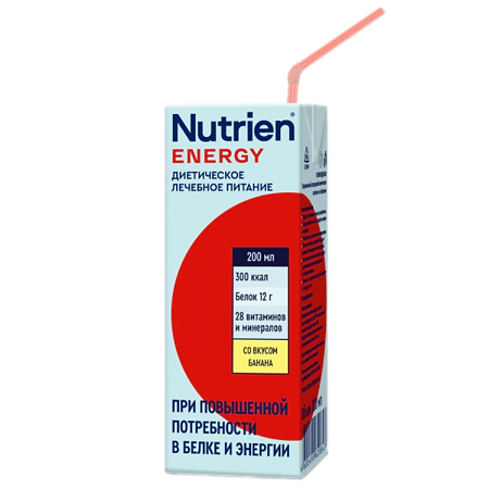 Изображение товара Нутриэн Энергия лечебное (энтеральное) питание со вкусом банана 200 мл 1 шт