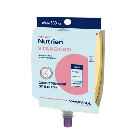 Нутриэн Стандарт жидкое (зондовое) диетическое лечебное питание 500 мл 1 шт