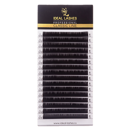 Ideal Lashes Ресницы Classic Line 16 линий C 0.10*8 1 шт