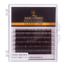 Купить Ideal Lashes Ресницы Classic Line микс 6 линий C 0.10* 7-12 1 шт цена