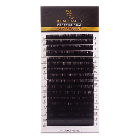 Ideal Lashes Ресницы Classic Line микс 16 линий C 0.07* 8-12 1 шт