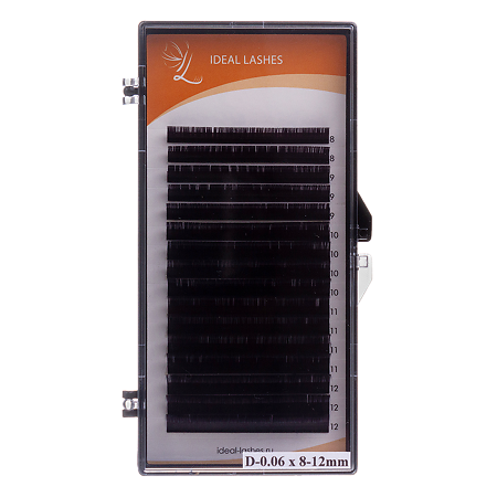 Ideal Lashes Ресницы Classic Line микс 16 линий D 0.06* 8-12 1 шт