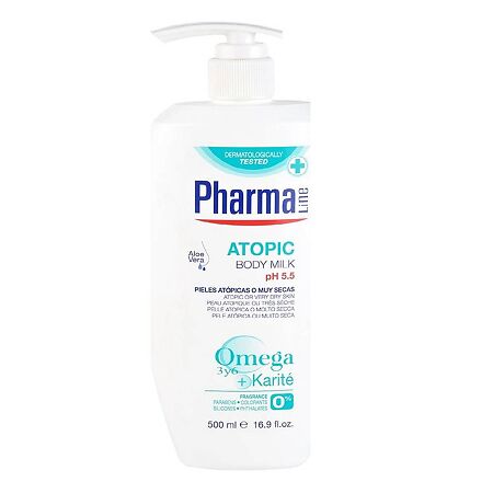PharmaLine Молочко для тела для сухой и чувствительной кожи Atopic 300 мл 1 шт