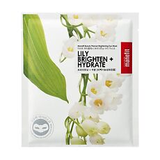 Купить Manefit Маска тканевая для лица с лилией для глаз против отеков и темных кругов под глазами 10 г 1 шт цена