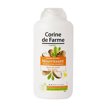 Corine de Farme Шампунь Питательный с маслом Карите 500 мл 1 шт
