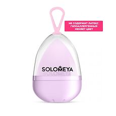 Купить Solomeya Косметический спонж для макияжа меняющий цвет Purple-pink 1 шт цена