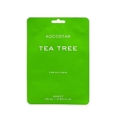 Купить Kocostar Маска Tea Tree для проблемной кожи против высыпаний с Чайным деревом 25 мл 1 шт цена