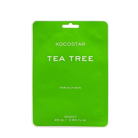 Изображение товара Kocostar Маска Tea Tree для проблемной кожи против высыпаний с Чайным деревом 25 мл 1 шт
