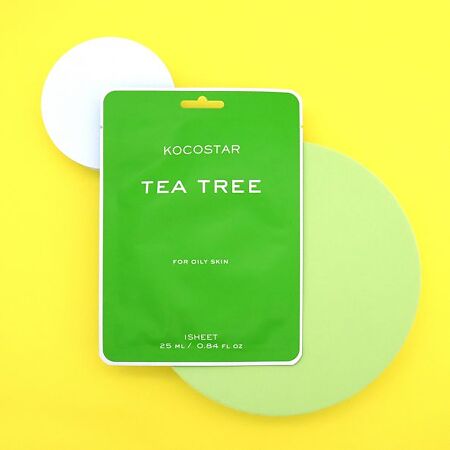 Kocostar Маска Tea Tree для проблемной кожи против высыпаний с Чайным деревом 25 мл 1 шт