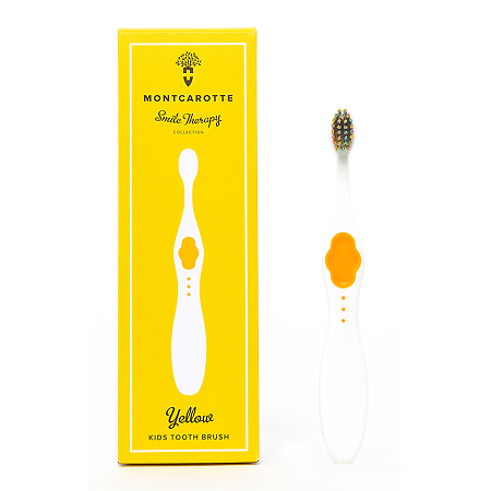 Изображение товара MontCarotte Детская зубная щетка Желтая soft 1 шт