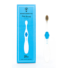 Купить MontCarotte Детская зубная щетка Голубая soft 1 шт цена