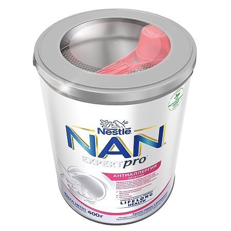 NAN ExpertPro Антиаллергия Сухая cмесь с 0 мес 400 г 1 шт