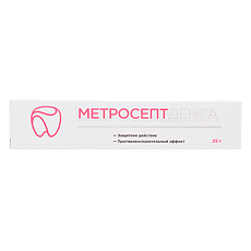 Купить МетроСепт Дента Гель для десен 25 г 1 шт цена