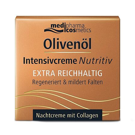 Medipharma Cosmetics Olivenol Крем для лица интенсив питательный ночной 50 мл 1 шт