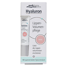 Купить Medipharma Cosmetics Hyaluron Бальзам для объема губ розовый 7 мл 1 шт цена