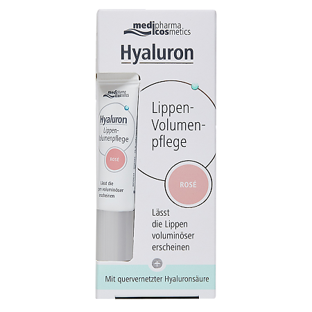 Medipharma Cosmetics Hyaluron Бальзам для объема губ розовый 7 мл 1 шт