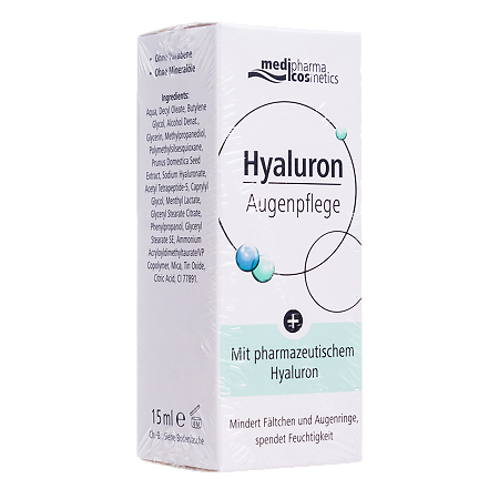 Medipharma Cosmetics Hyaluron Крем для кожи вокруг глаз 15 мл 1 шт
