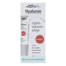 Купить Medipharma Cosmetics Hyaluron Бальзам для объема губ марсала 7 мл 1 шт цена
