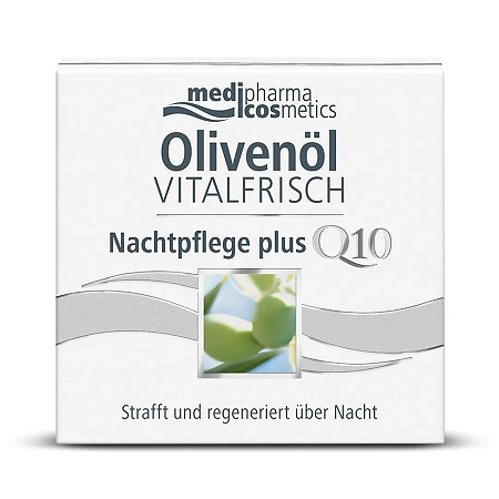 Medipharma Cosmetics Olivenol Vitalfrisch Крем для лица ночной против морщин 50 мл 1 шт