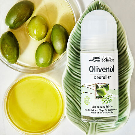 Medipharma Cosmetics Olivenol Дезодорант роликовый Средиземноморская свежесть 50 мл 1 шт